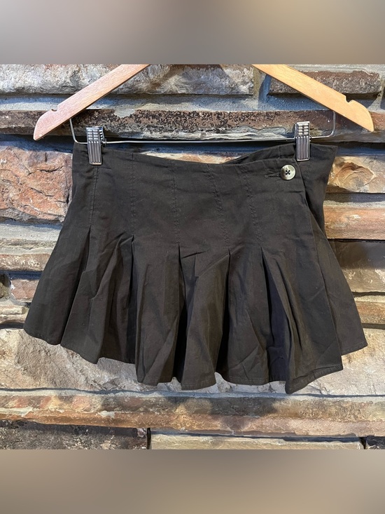 BDG Dresses & Skirts - BDG Caralyn Gray Pleated Wrap Mini Skort 100% Cotton